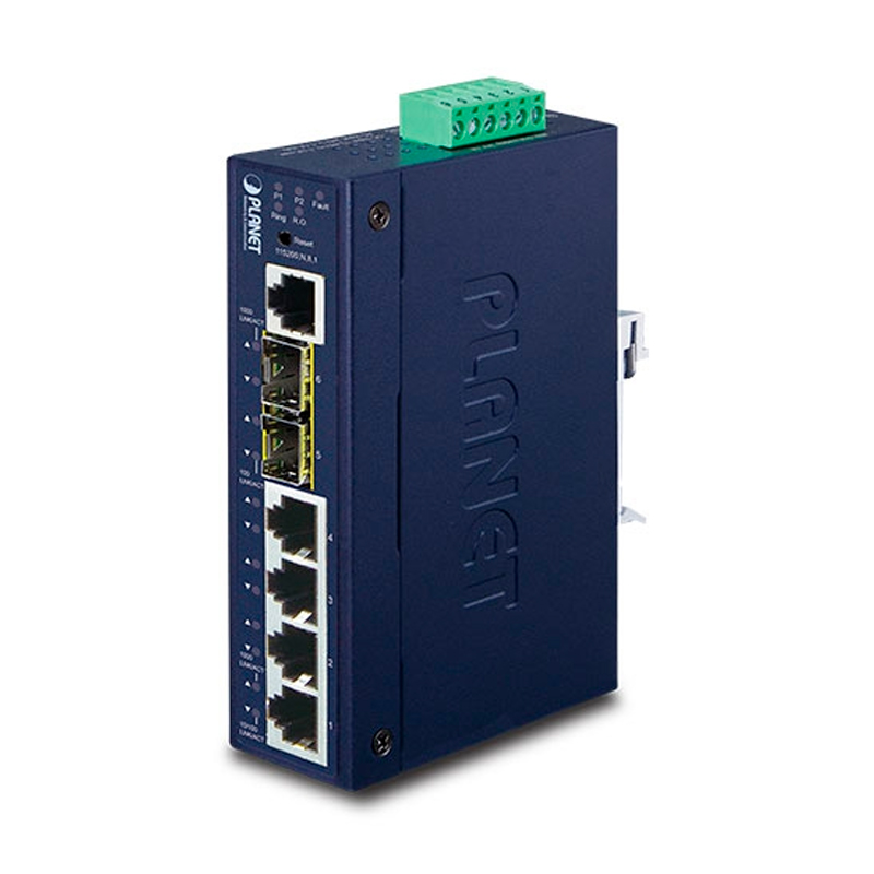 

IGS-5225-4T2S индустриальный управляемый коммутатор/ IP30 Industrial L2+/L4 4-Port 10/100/, IGS-5225-4T2S