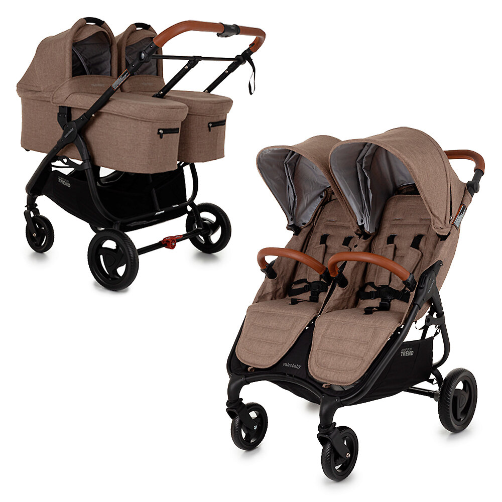 

Коляска для двойни 2в1 Valco Baby Snap Duo Trend, цвет Cappuccino, Snap Duo Trend