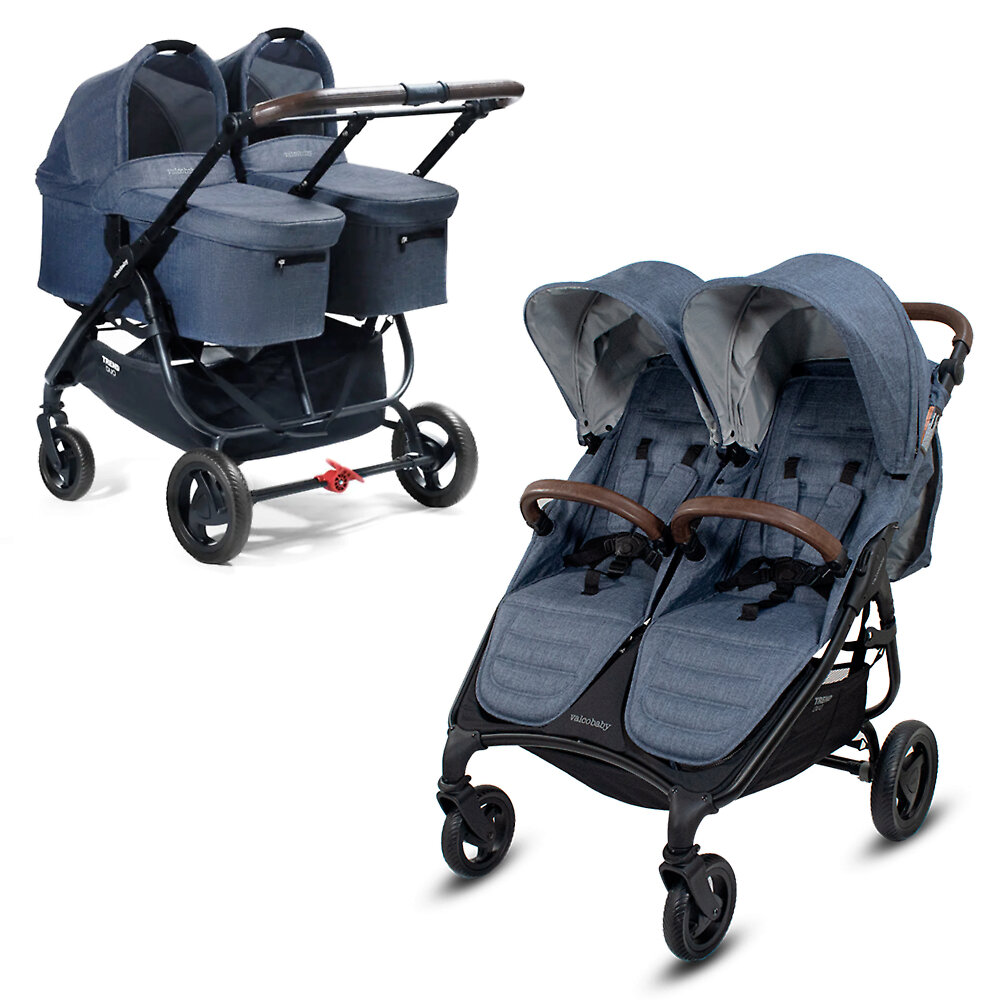 

Коляска для двойни 2в1 Valco Baby Snap Duo Trend, цвет Denim, Snap Duo Trend