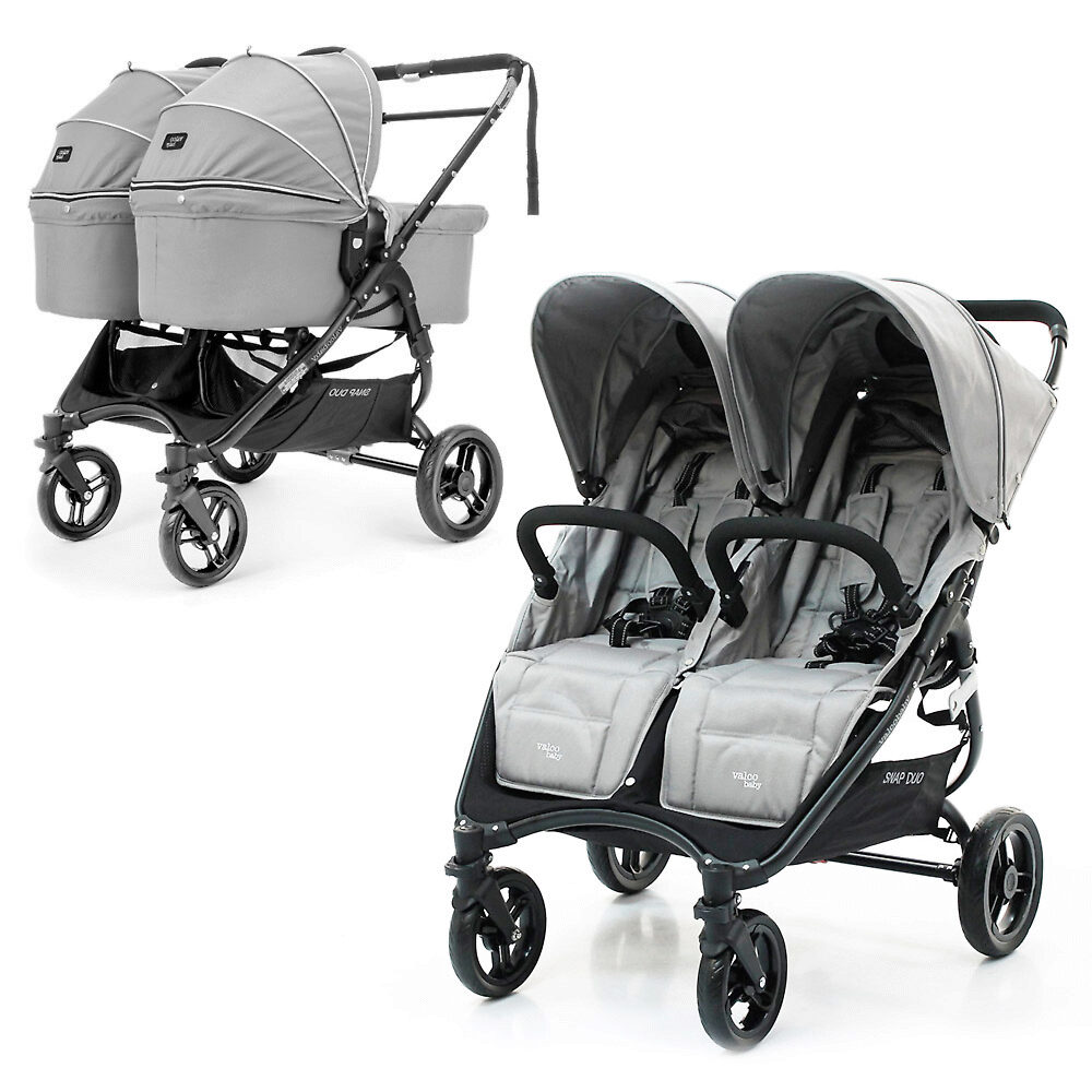

Коляска для двойни 2в1 Valco Baby Snap Duo, цвет Cool Grey, Snap Duo