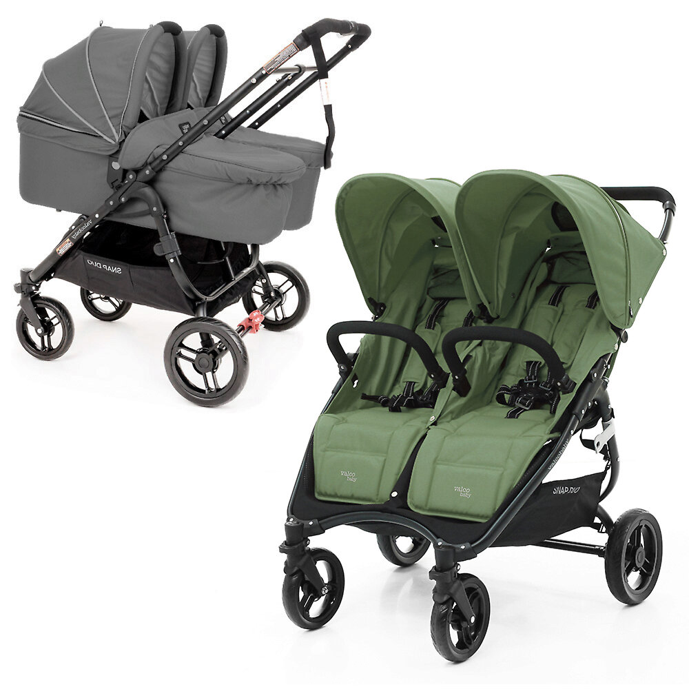 

Коляска для двойни 2в1 Valco Baby Snap Duo, цвет Forest / Dove Grey, Snap Duo