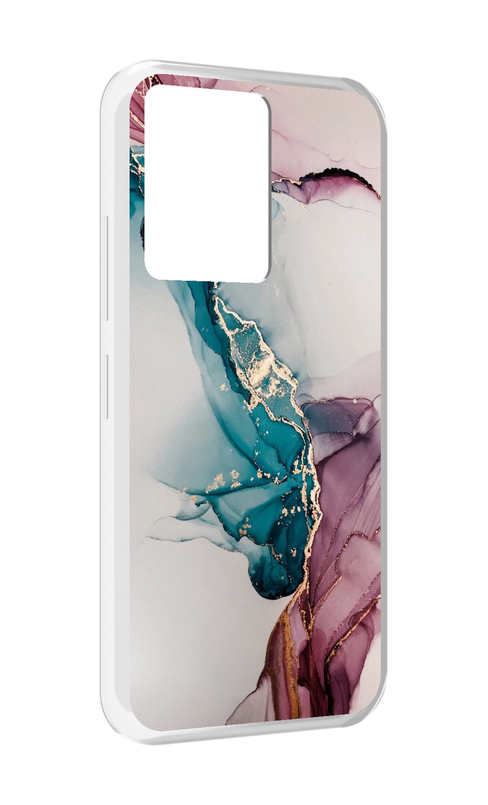 

Чехол MyPads фиолетовый синий краски для Infinix Note 12 5G X671 / Note 12 Pro 5G, Прозрачный, Tocco