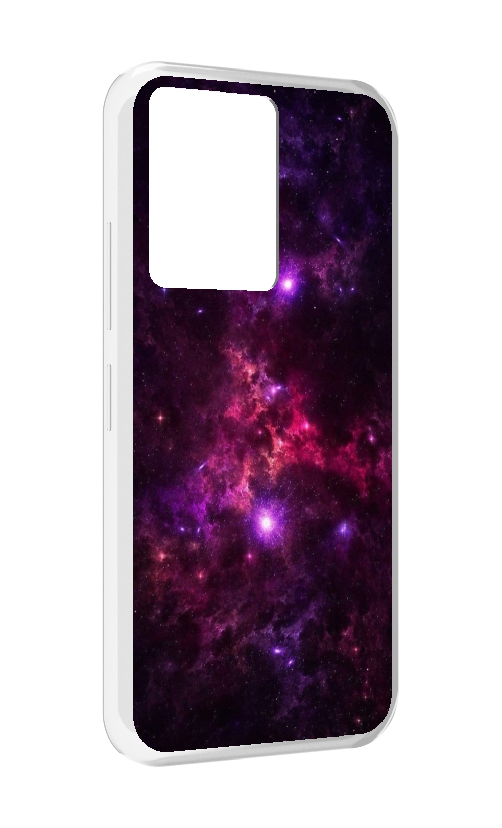 

Чехол MyPads фиолетовый-космос-с-облаками для Infinix Note 12 5G X671 / Note 12 Pro 5G, Прозрачный, Tocco