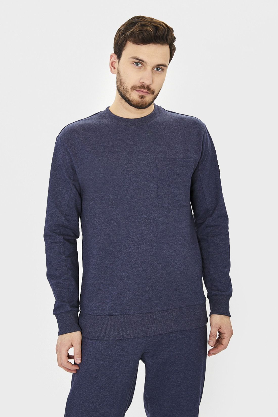 

Свитшот мужской Baon B611007 синий 3XL, B611007
