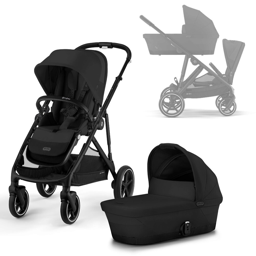 

Коляска для погодок Cybex Gazelle S, цвет Moon Black, Gazelle S
