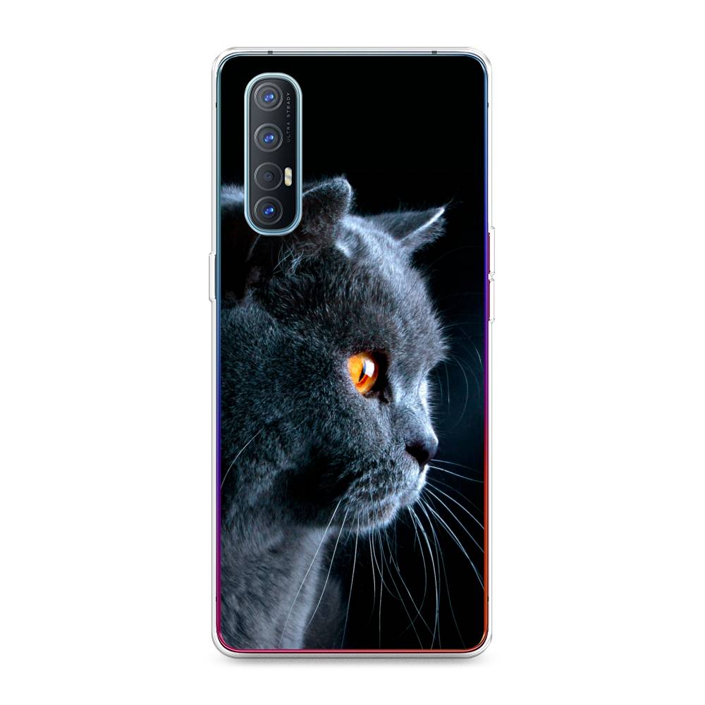 

Чехол Awog на Oppo Reno 3 Pro "Благородный кот британец", Разноцветный, 252550-2