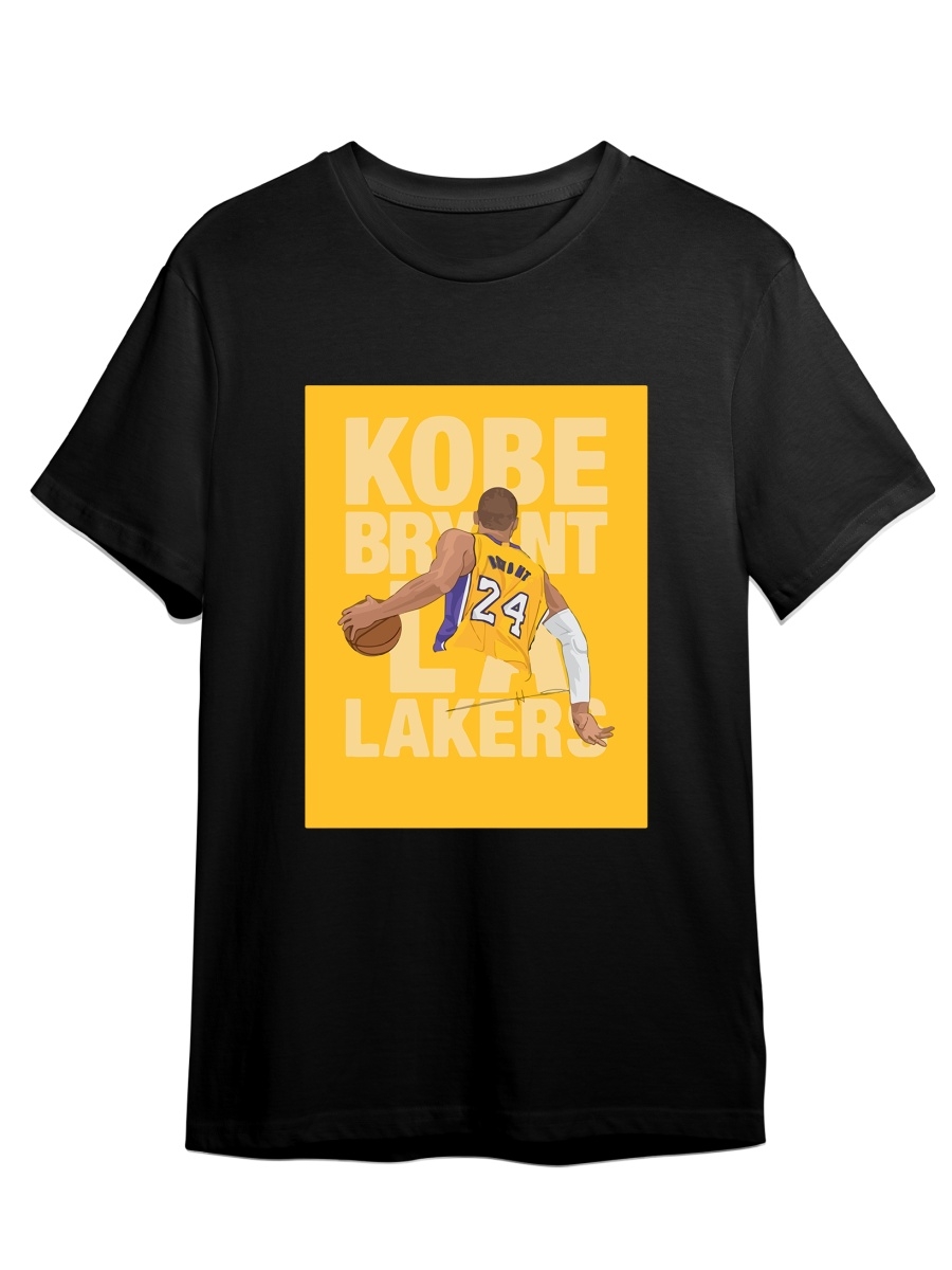 фото Футболка унисекс сувенирshop баскетбол/nba/kobe bryant 9 черный 3xl