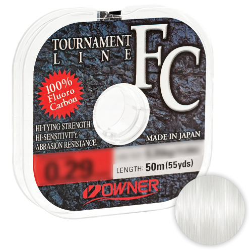 Флюорокарбон Owner Tournament Line Fluorocarbon 50м. 0.31мм. CLEAR