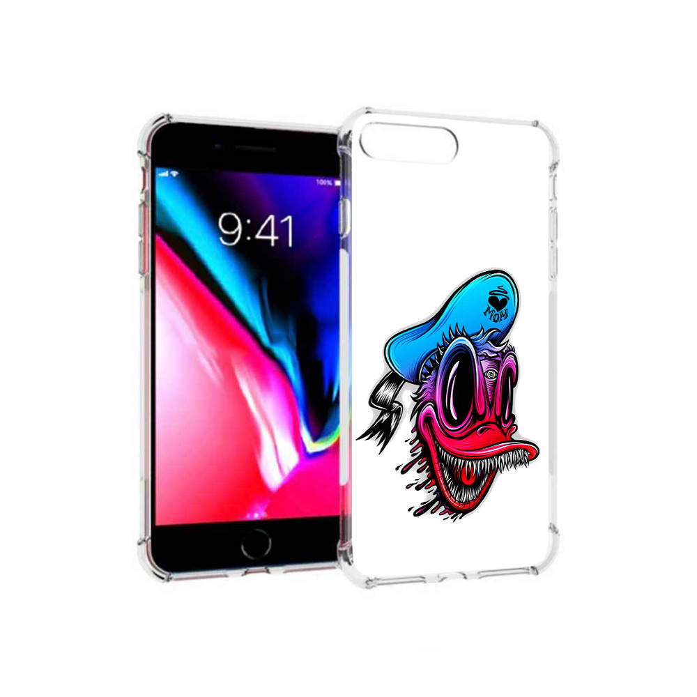 

Чехол MyPads Tocco для Apple iPhone 8 Plus Дональд (PT70866.609.71), Прозрачный, Tocco