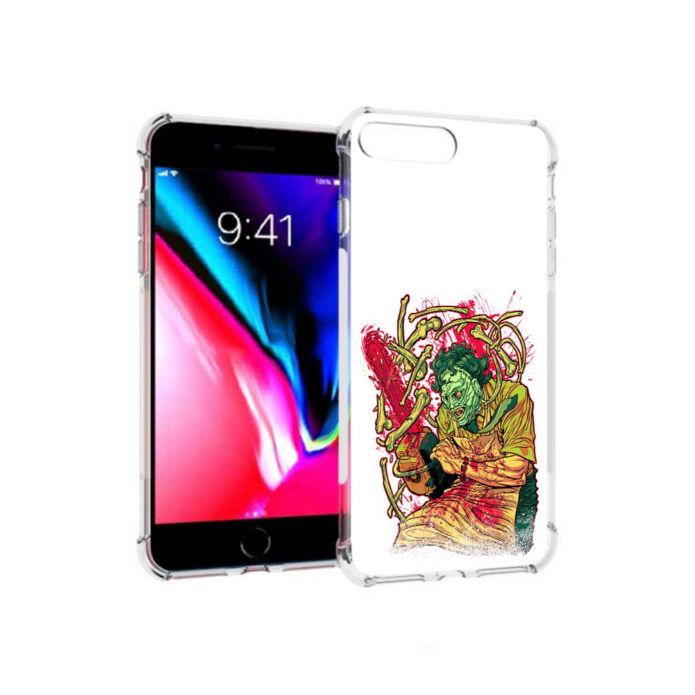 

Чехол MyPads Tocco для Apple iPhone 8 Plus яркий мясник (PT70866.609.711), Прозрачный, Tocco