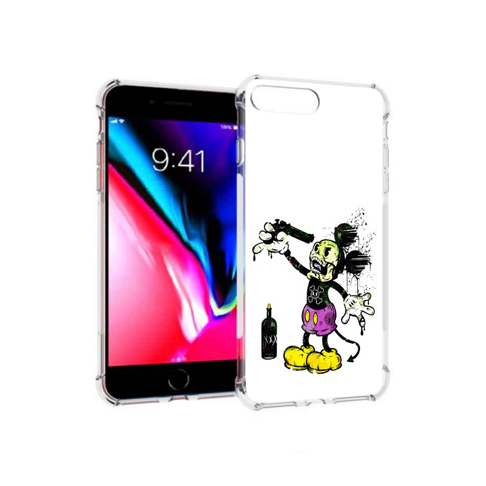 

Чехол MyPads Tocco для Apple iPhone 8 Plus Драг Микки (PT70866.609.73), Прозрачный, Tocco