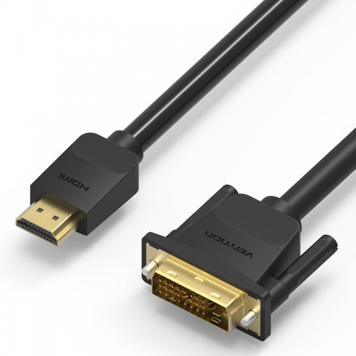 фото Кабель vention hdmi-dvi, m-m 2м black (abfbh)