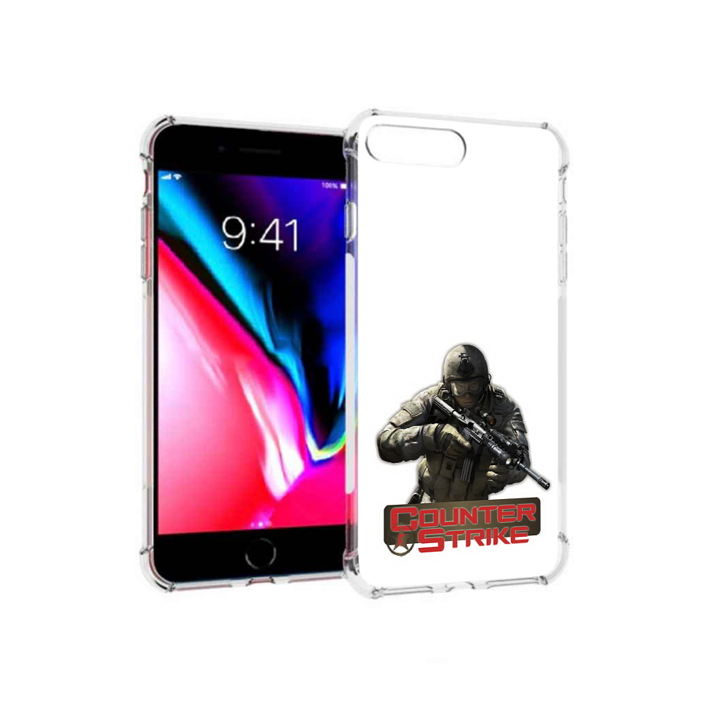 

Чехол MyPads Tocco для Apple iPhone 8 Plus Контра (PT70866.609.95), Прозрачный, Tocco