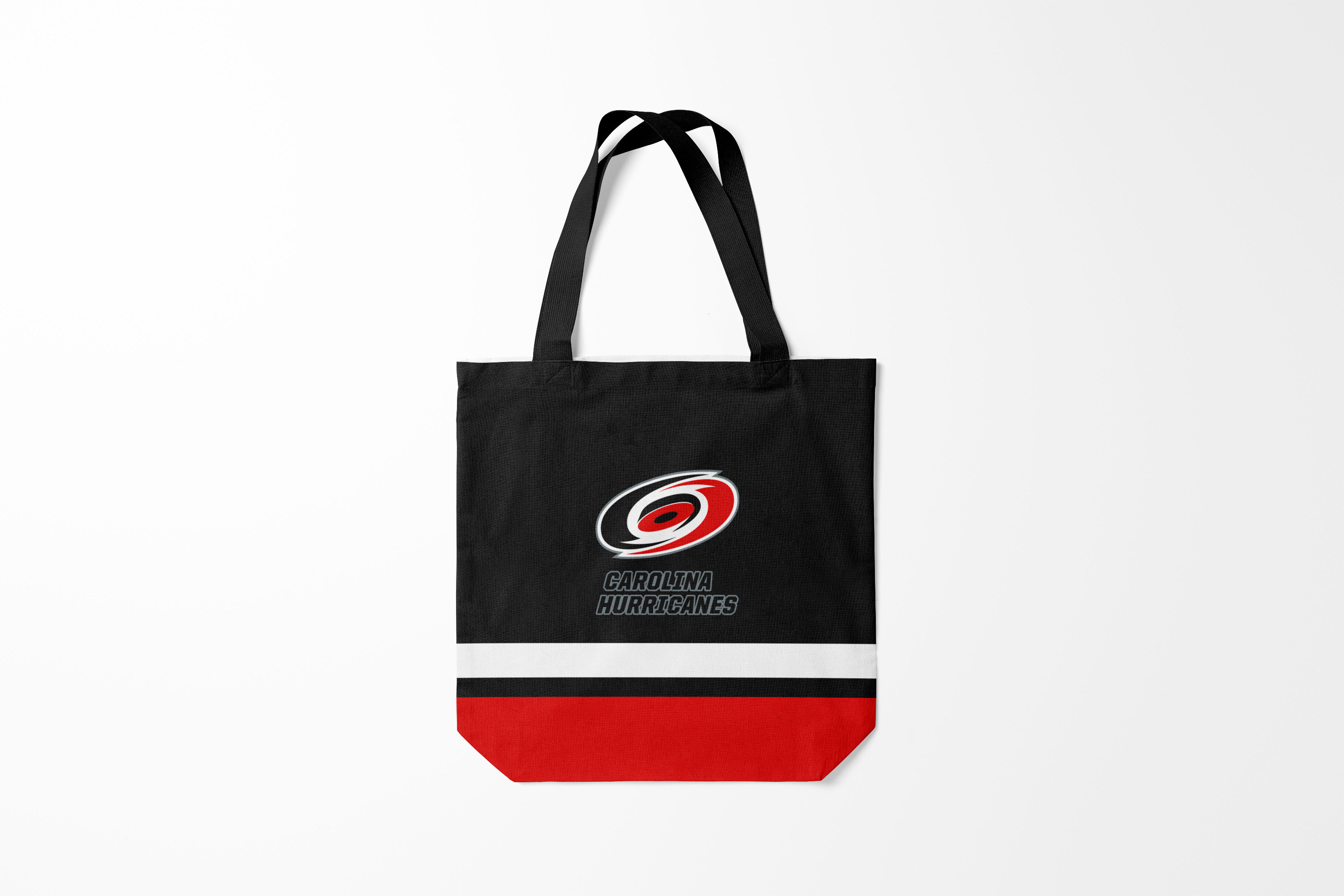 

Сумка шoппер унисекс Burnettie NHL Каролина Харрикейнз, черный, NHL Каролина Харрикейнз