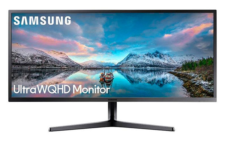 фото Монитор samsung 34" black (ls34j550wqrxen)