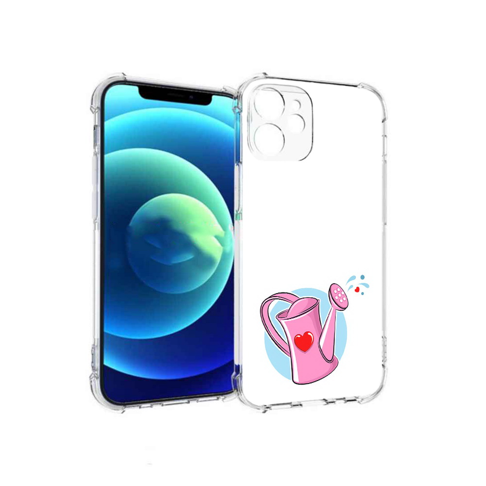 

Чехол MyPads Tocco для Apple iPhone 12 mini Лейка любви 14 февраля (PT157566.610.103), Прозрачный, Tocco