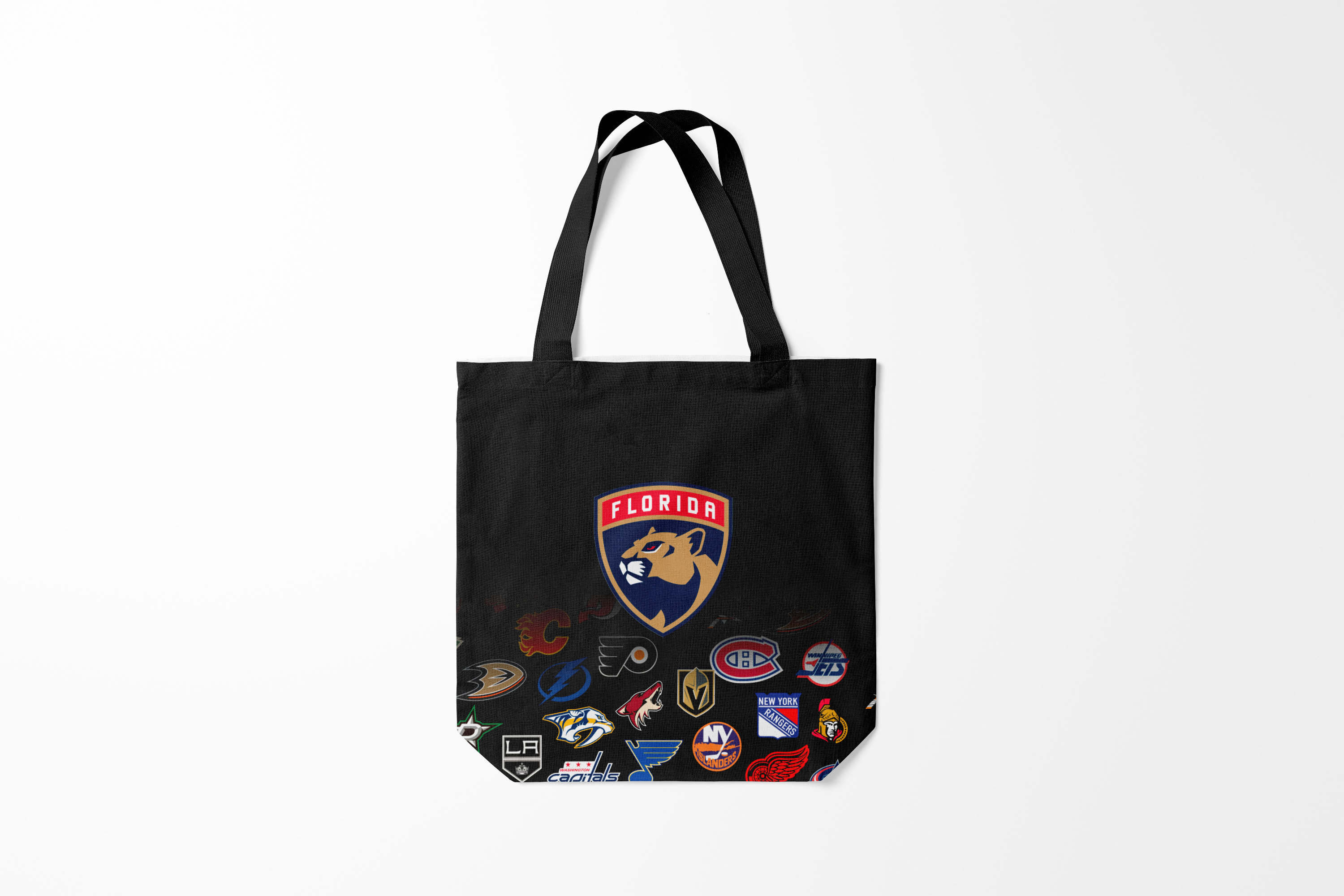

Сумка шoппер унисекс Burnettie NHL Florida Panthers Z, черный, NHL Florida Panthers Z