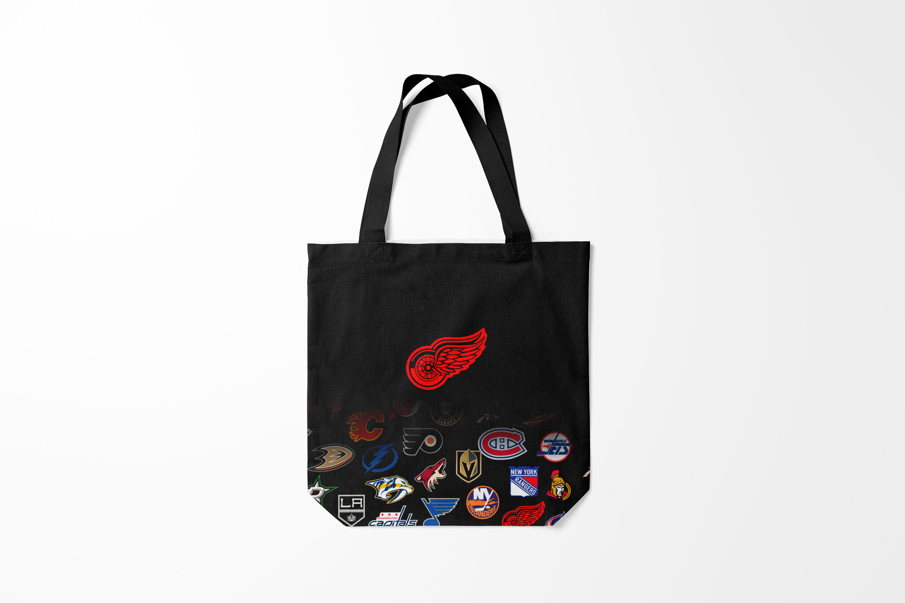 

Сумка шoппер унисекс Burnettie NHL Detroit Red Wings Z, черный, NHL Detroit Red Wings Z