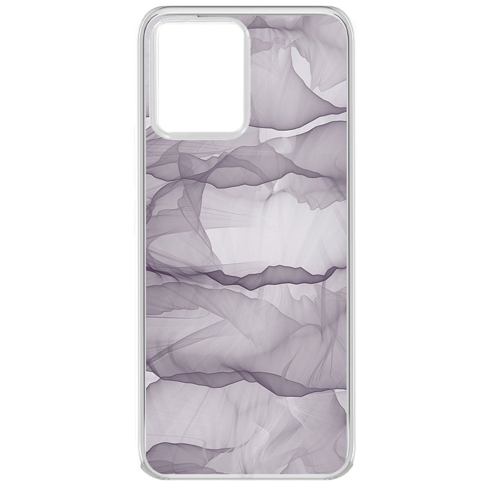 

Чехол-накладка Krutoff Clear Case Абстракт 1 для Realme 8/8 Pro 4G, Прозрачный