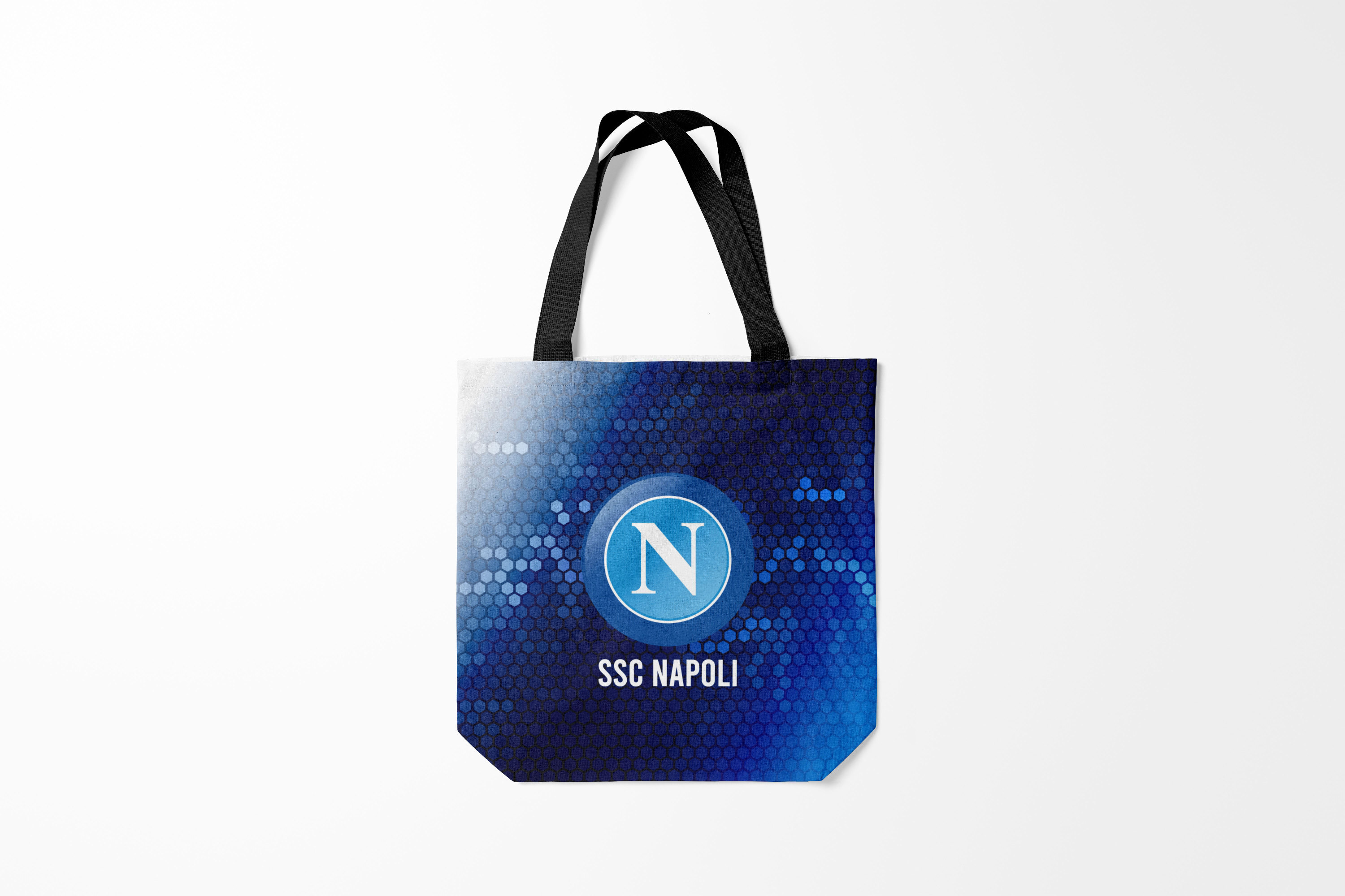 

Сумка шoппер унисекс Burnettie Napoli SSC Наполи, синий, Napoli SSC Наполи