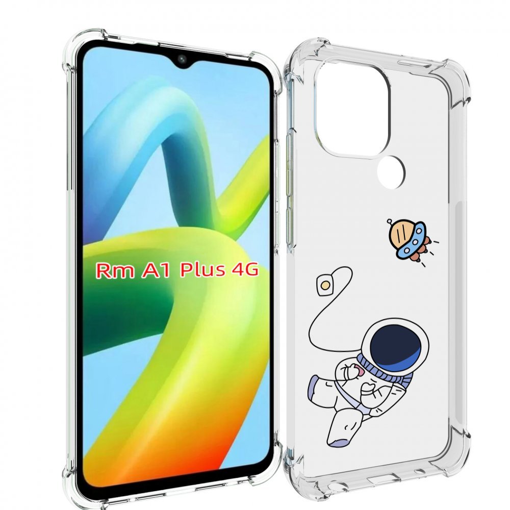 

Чехол MyPads астронавт для Xiaomi Redmi A1 Plus +, Прозрачный, Tocco