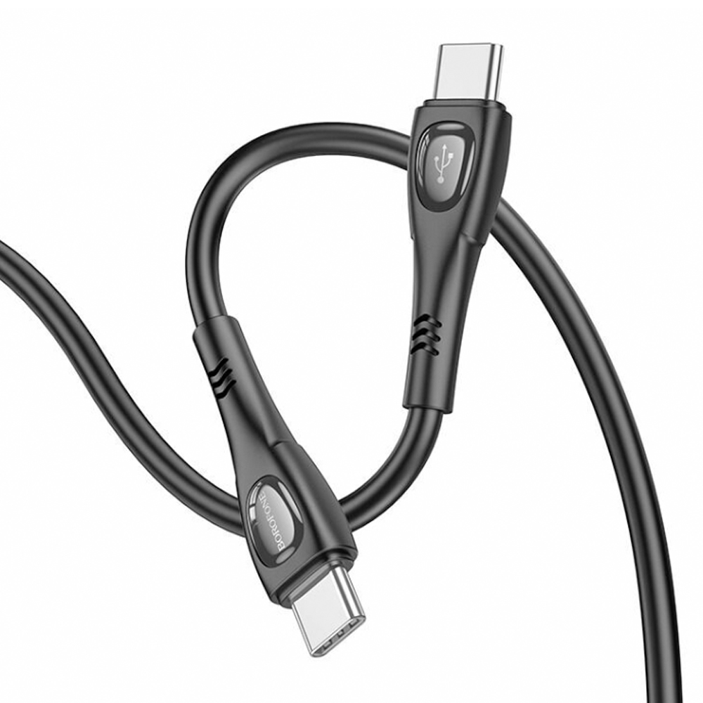 

Кабель Borofone BX98 Superior Type-C - Type-C, 3 А, 1 м, черный, BX98 Superior