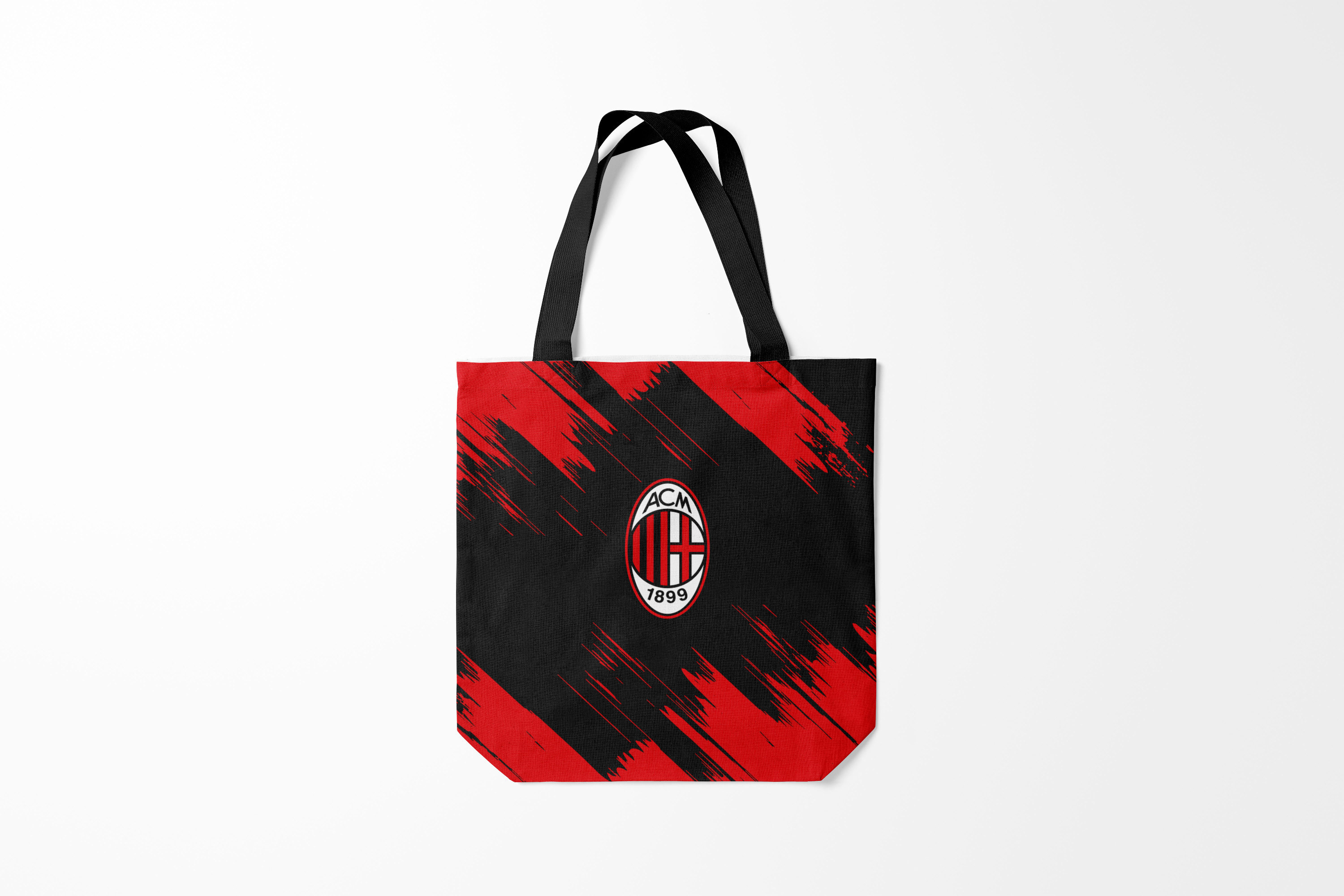 

Сумка шoппер унисекс Burnettie Milan AC MILAN., черный, Milan AC MILAN.