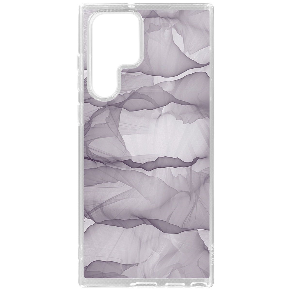 

Чехол-накладка Krutoff Clear Case Абстракт 1 для Samsung Galaxy S22 Ultra, Прозрачный