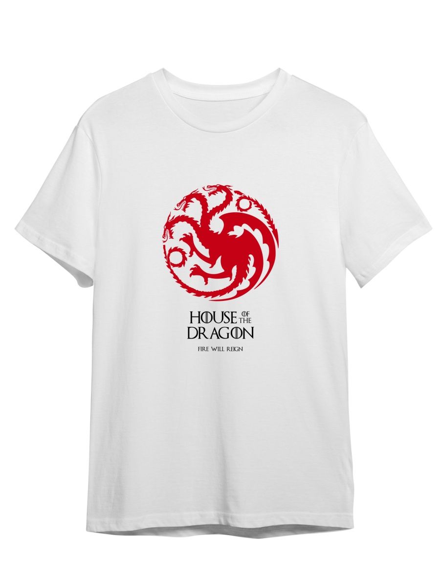 

Футболка унисекс СувенирShop Игра Престолов/Дом Дракона/Game of Thrones 13 белая L (48-50), Белый, "Игра Престолов/Дом Дракона/Game of Thrones" 13