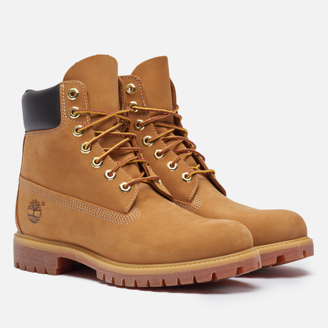 фото Ботинки мужские timberland 6 inch premium waterproof коричневые 10.5 us