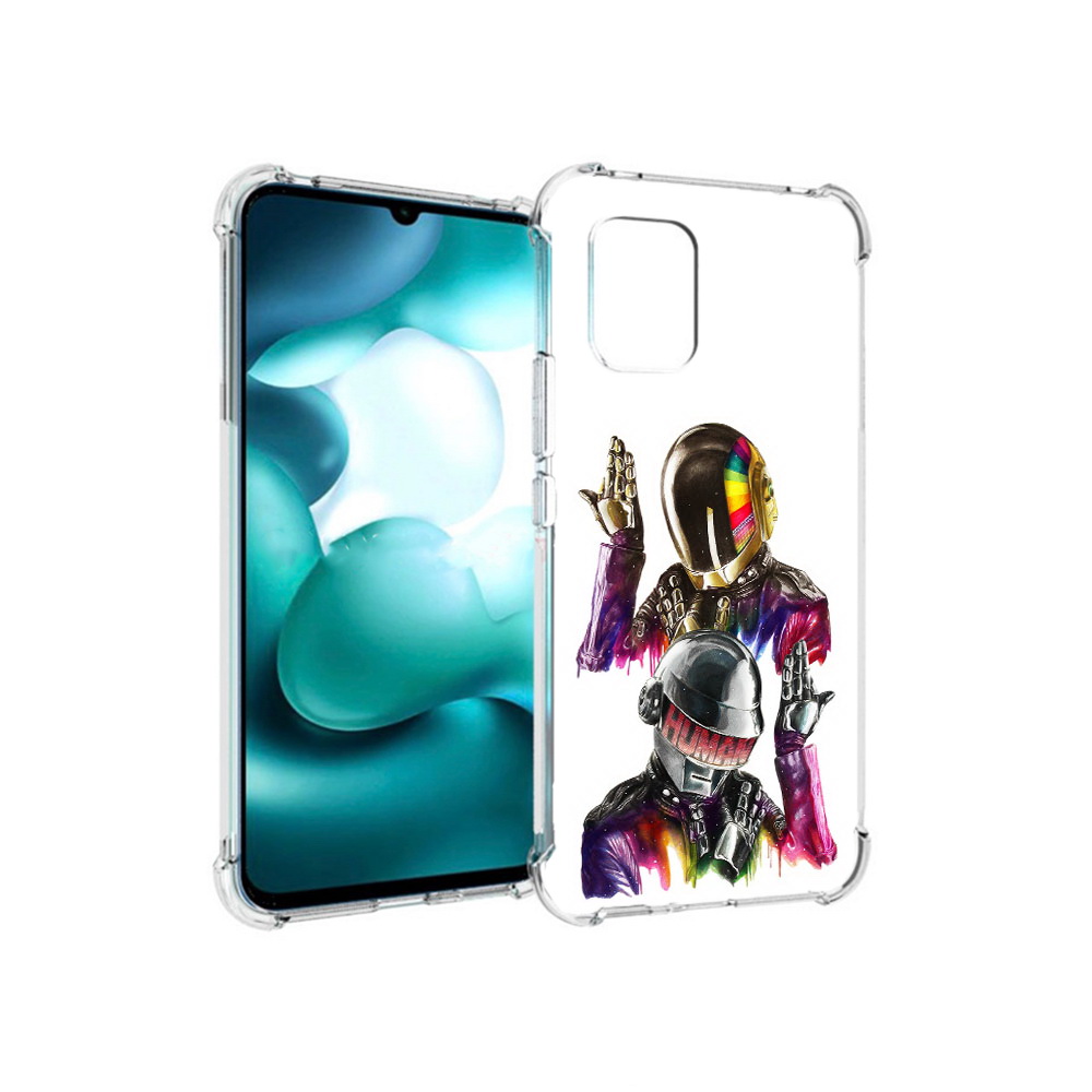 

Чехол MyPads Tocco для Xiaomi Mi 10 Lite диско космонавты (PT150213.294.329), Прозрачный, Tocco