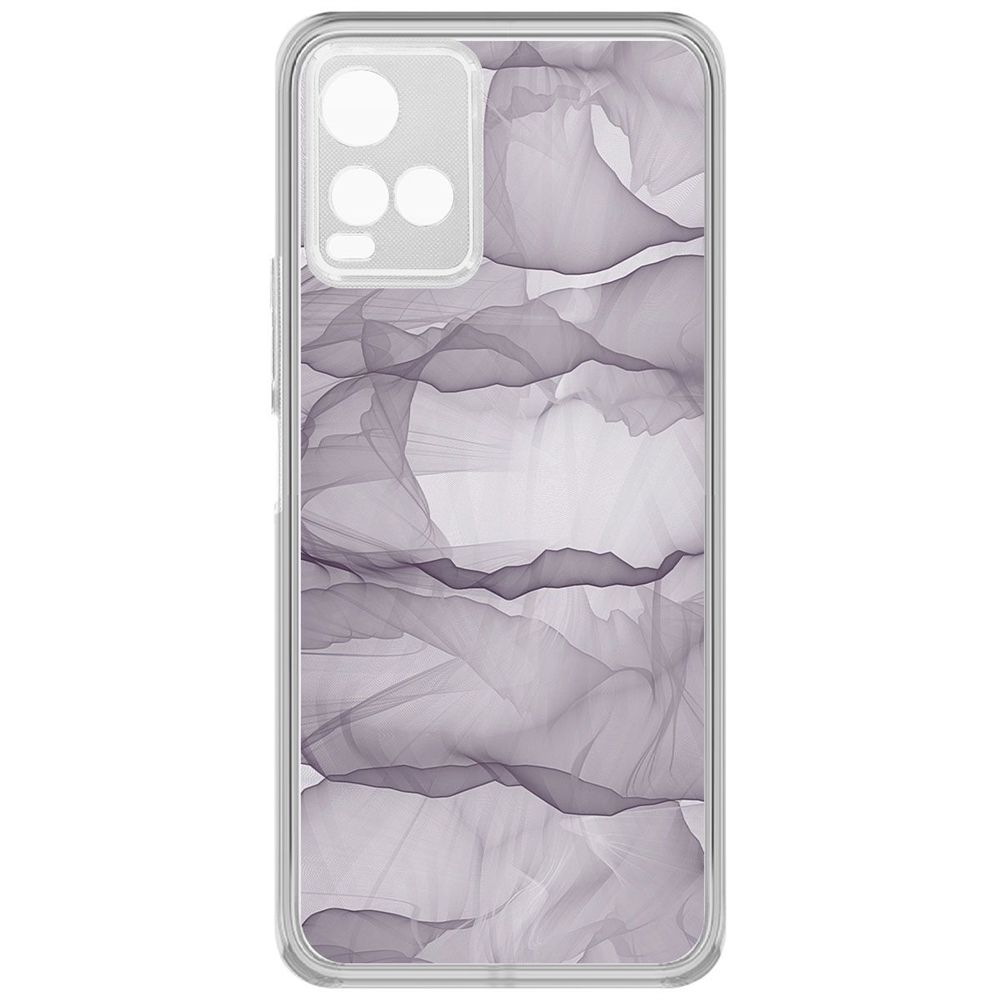 

Чехол-накладка Krutoff Clear Case Абстракт 1 для Vivo Y21, Прозрачный