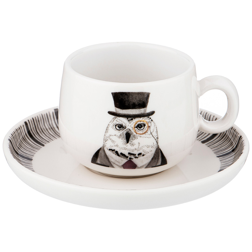 

Кофейная пара lefard "Fashion animals" сова, на 1пер. 2пр. 90 мл Lefard 409-138, 409-138