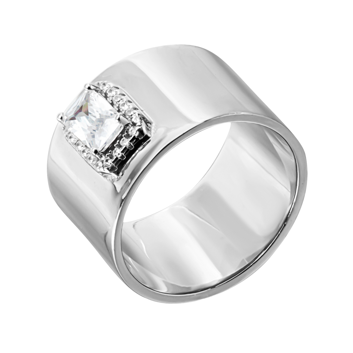 

Кольцо из серебра р. 17,5 Balex Jewellery 1445900016, фианит, 1445900016