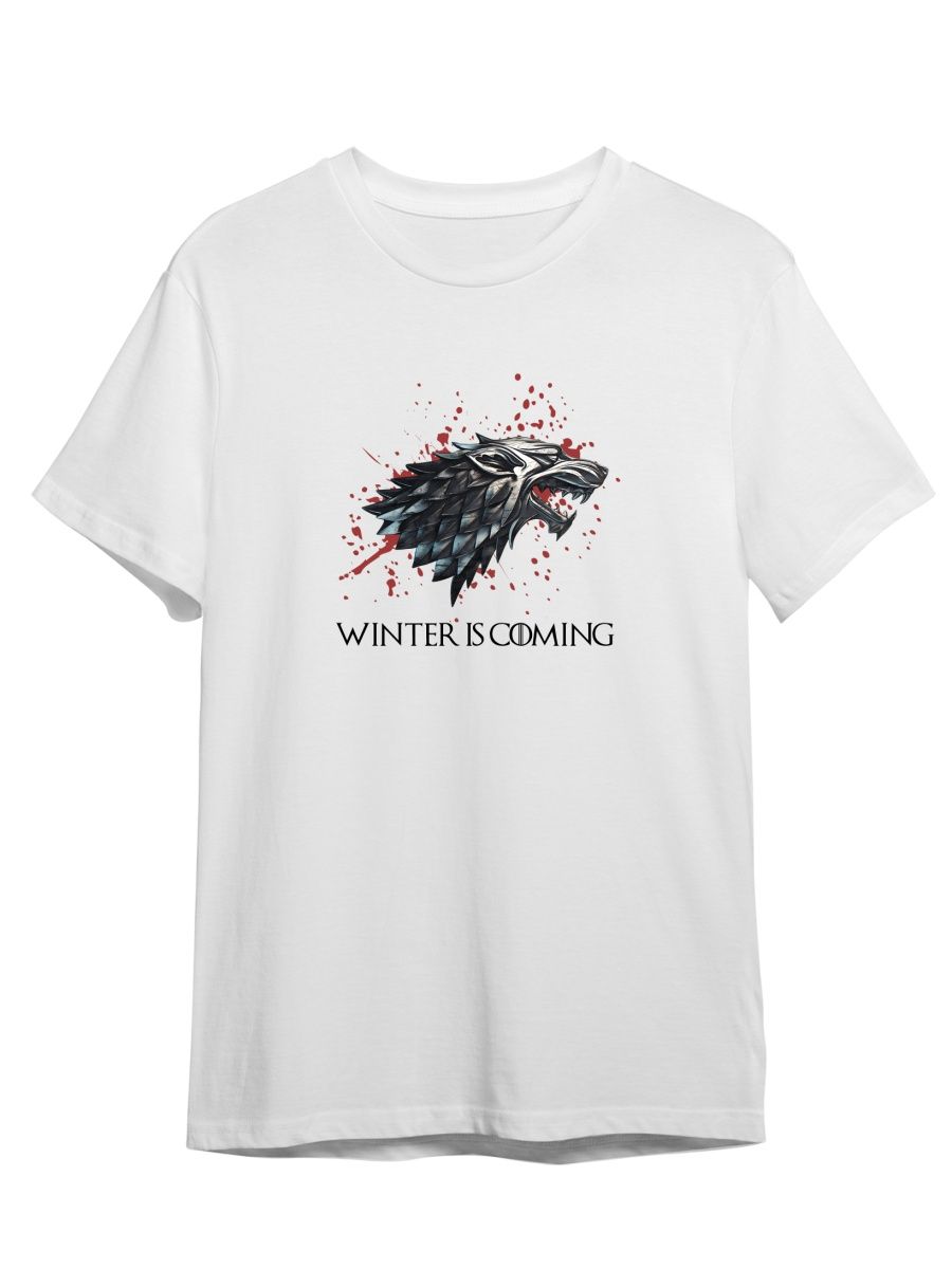 

Футболка унисекс СувенирShop Дом Дракона/Game of Thrones 2 белая 5XL (64-66), "Игра Престолов/Дом Дракона/Game of Thrones" 2