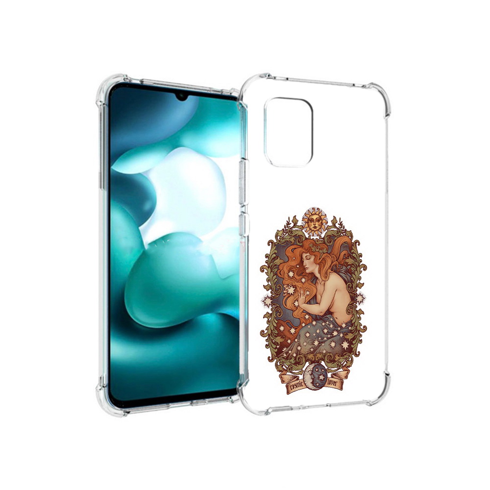 

Чехол MyPads Tocco для Xiaomi Mi 10 Lite звездная девушка абстракция (PT150213.294.351), Прозрачный, Tocco