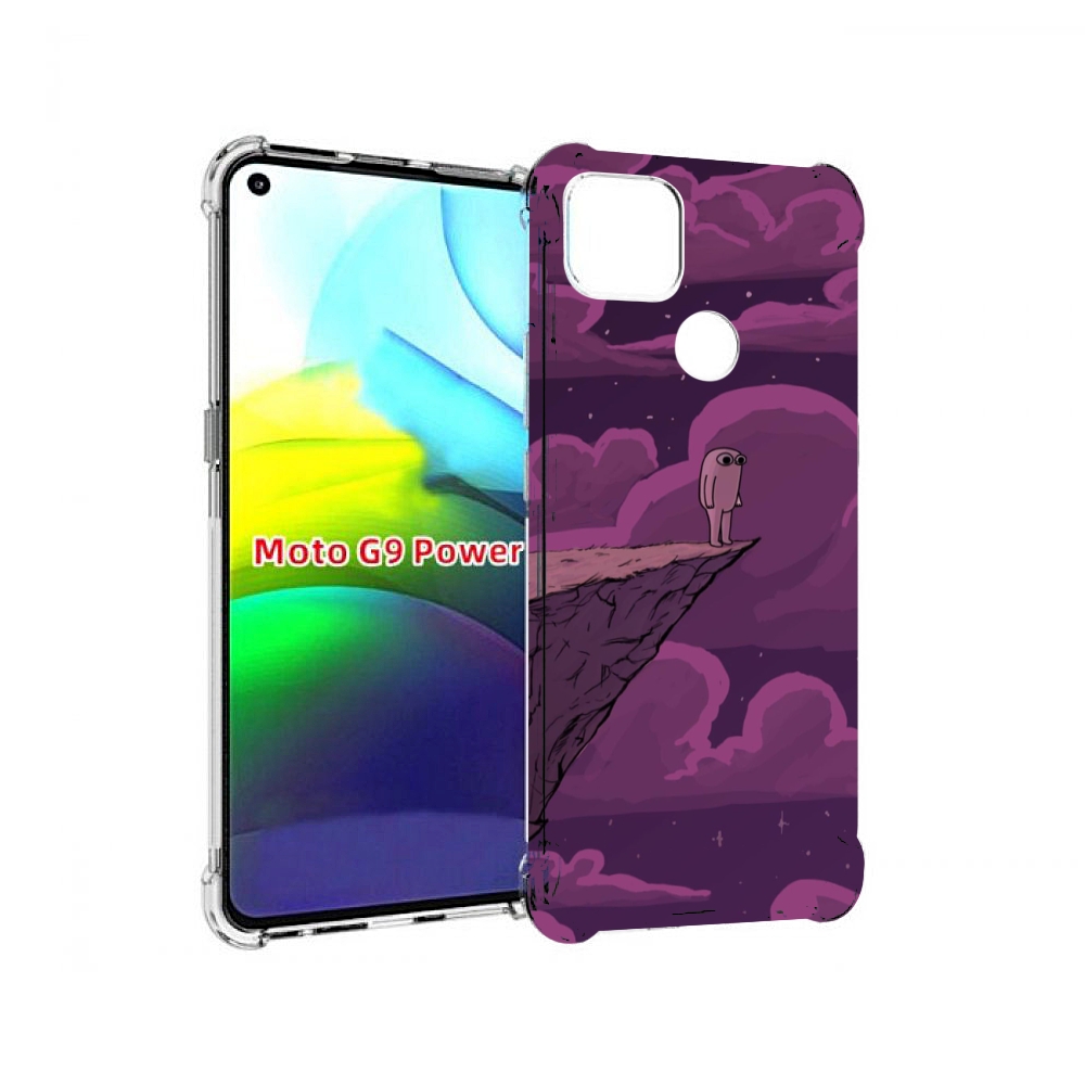 

Чехол MyPads розовая-фасолька для Motorola Moto G9 Power, Прозрачный, Tocco