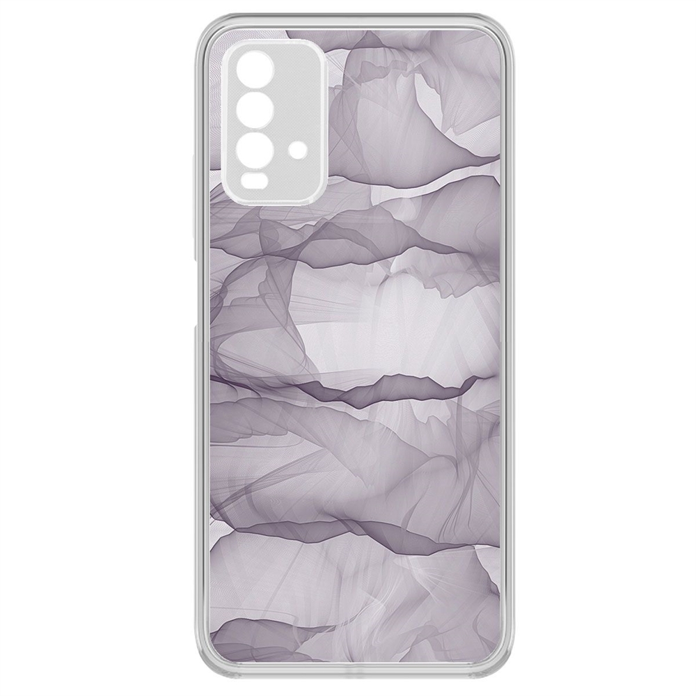 

Чехол-накладка Krutoff Clear Case Абстракт 1 для Xiaomi Redmi 9T, Прозрачный