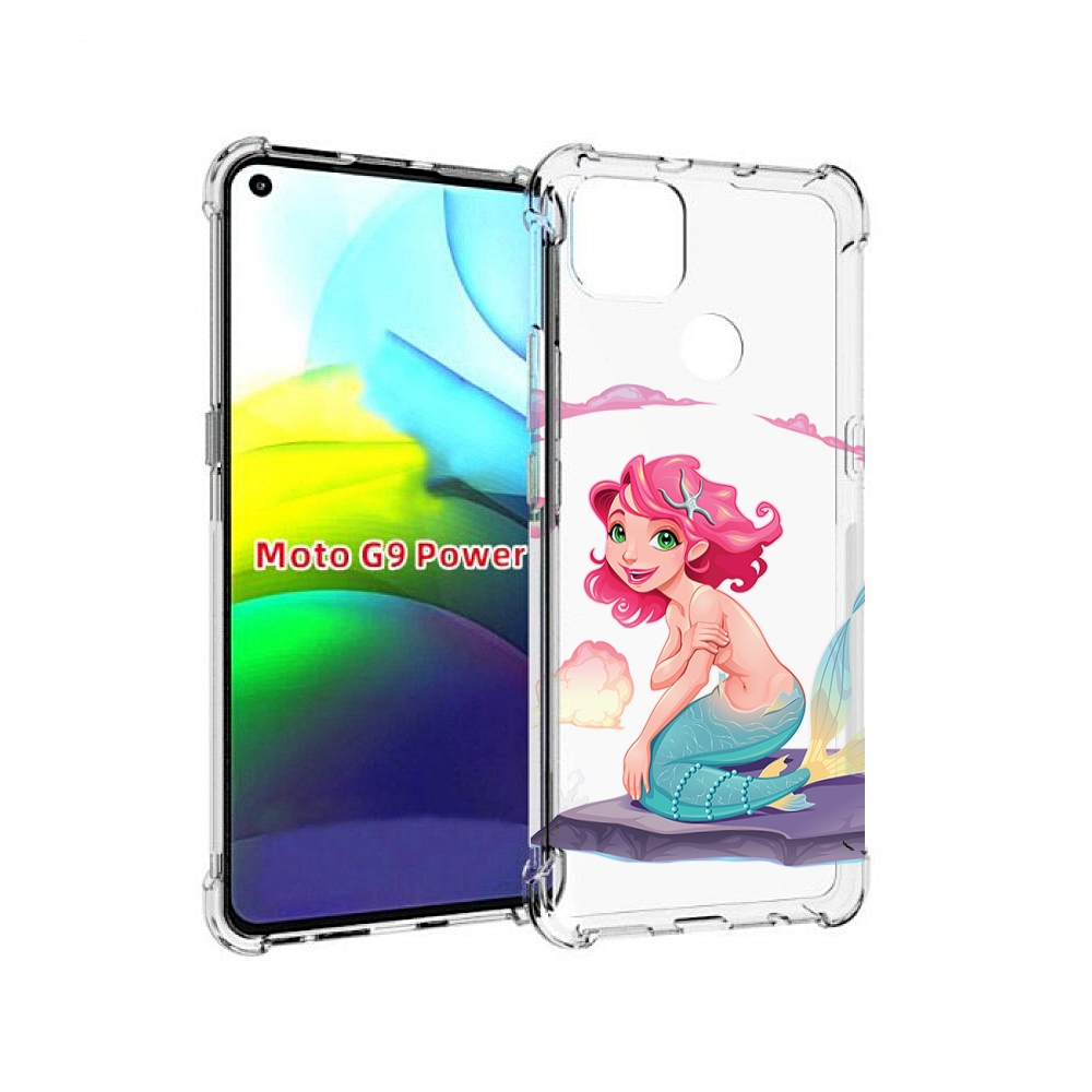 

Чехол MyPads русалочка для Motorola Moto G9 Power, Прозрачный, Tocco