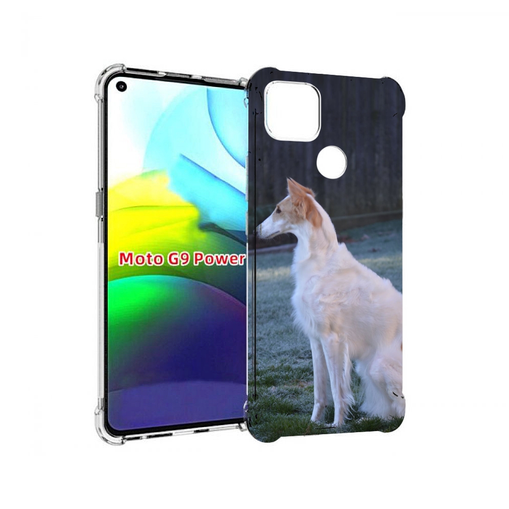 

Чехол MyPads русская псовая борзая для Motorola Moto G9 Power, Прозрачный, Tocco