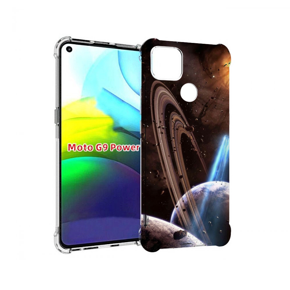 

Чехол MyPads сатурн в космосе для Motorola Moto G9 Power, Прозрачный, Tocco