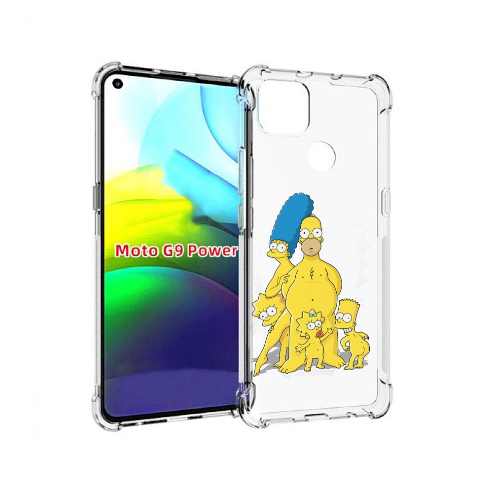 

Чехол MyPads семья-симпсонов для Motorola Moto G9 Power, Прозрачный, Tocco