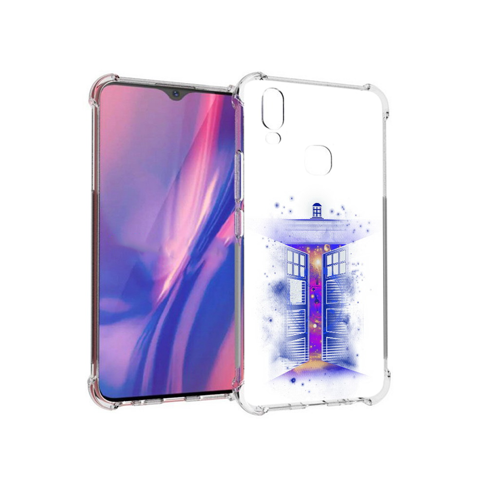 

Чехол MyPads Tocco для Vivo Y11 фиолетовый уголок абстракция (PT144890.422.659), Прозрачный, Tocco