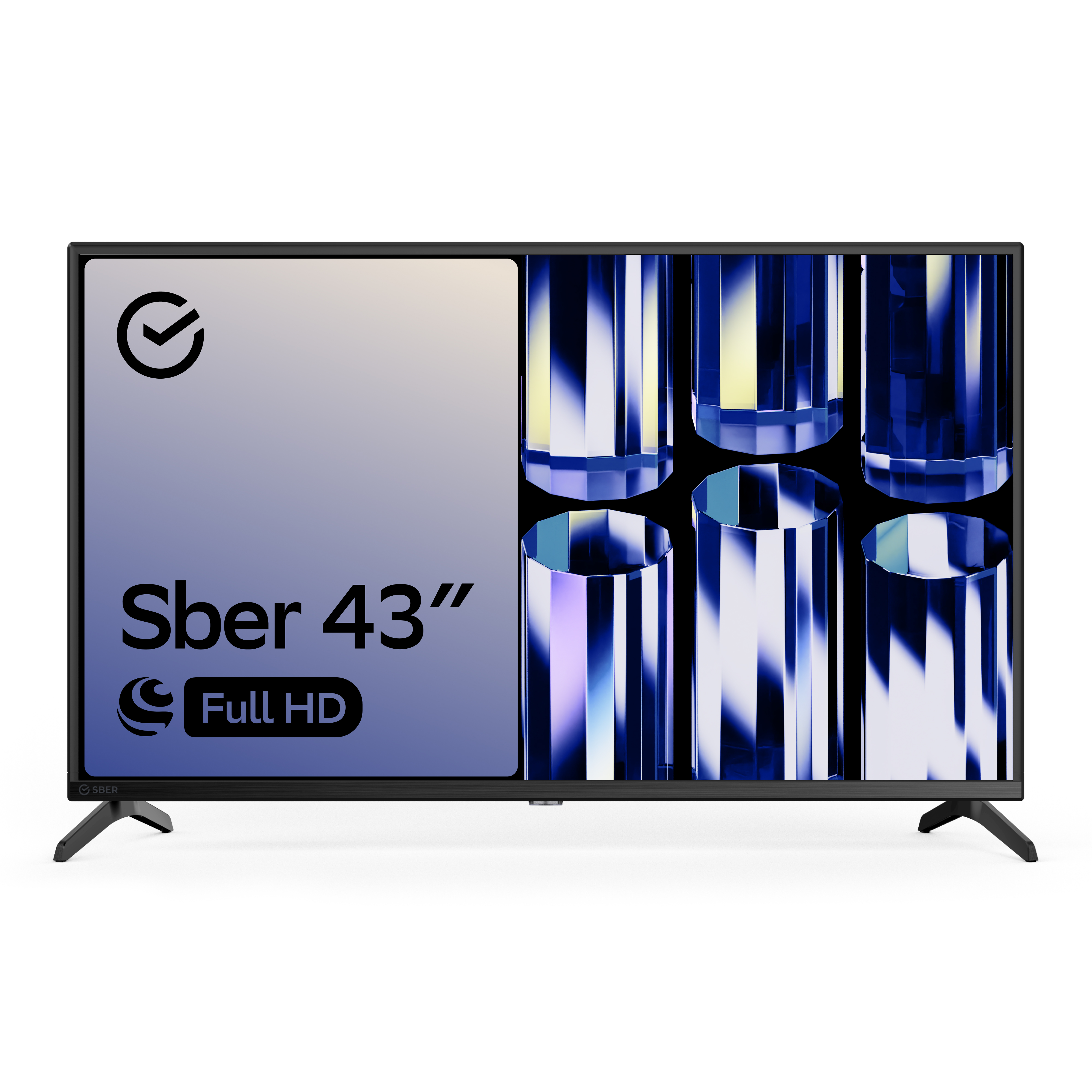 Телевизор Sber SDX-43F2012B, 43