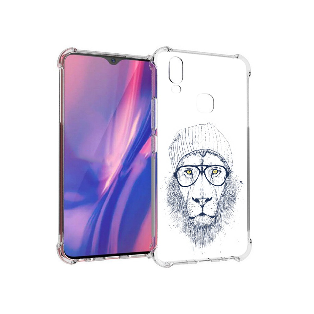 

Чехол MyPads Tocco для Vivo Y11 хиппи лев (PT144890.422.663), Прозрачный, Tocco