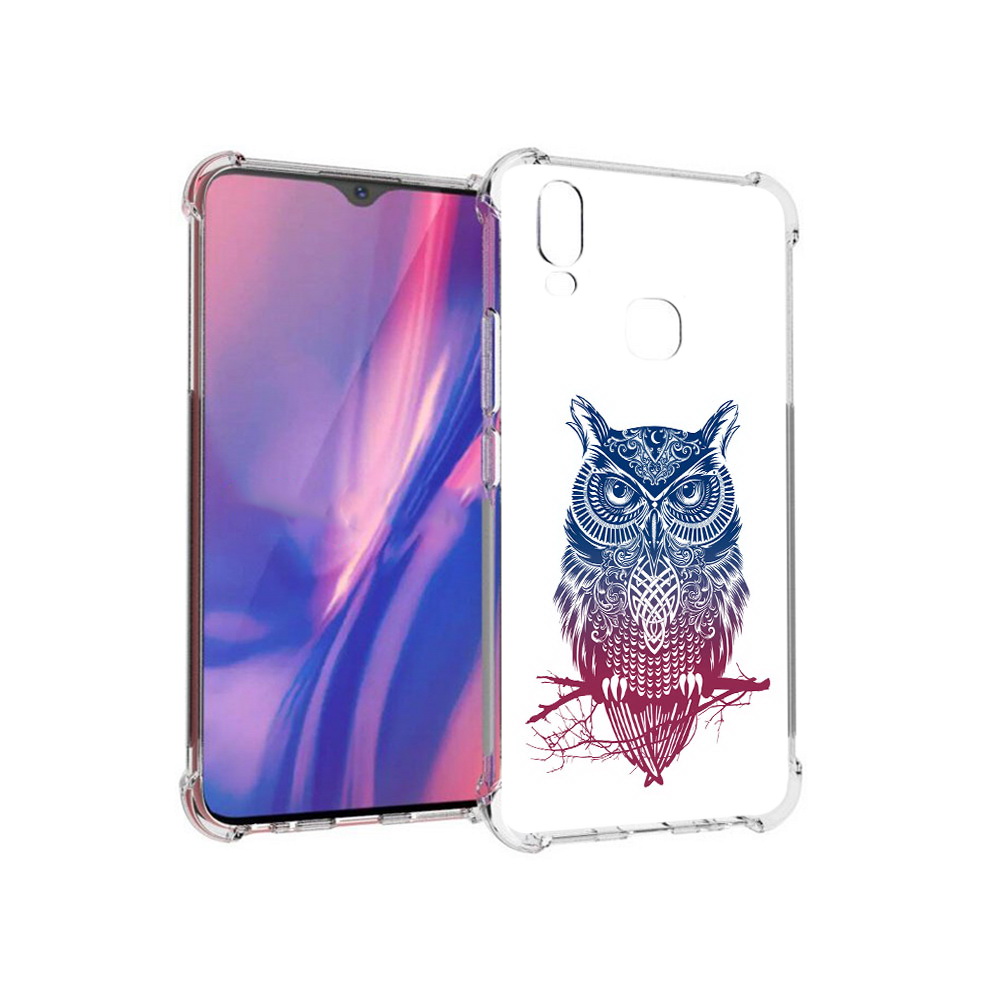 

Чехол MyPads Tocco для Vivo Y11 хиппи сова (PT144890.422.664), Прозрачный, Tocco