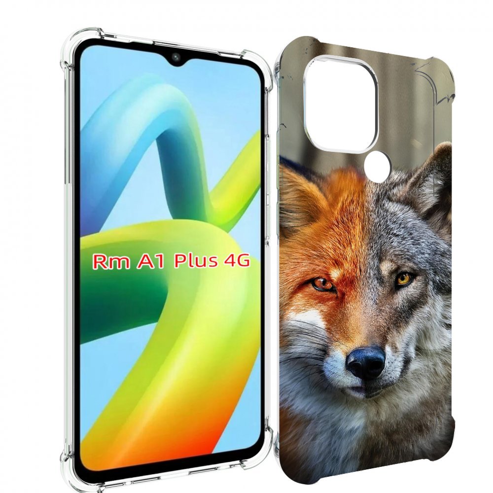 

Чехол MyPads волк-лиса для Xiaomi Redmi A1 Plus +, Прозрачный, Tocco