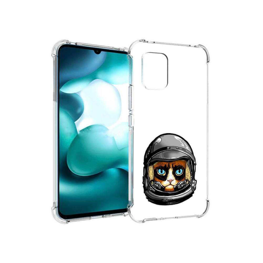 

Чехол MyPads Tocco для Xiaomi Mi 10 Lite кот космонавт (PT150213.294.400), Прозрачный, Tocco