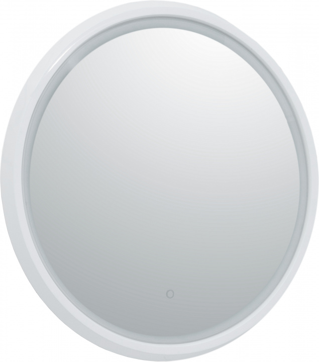 Зеркало Aquanet Дакар 80 белый LED косметическое подвесное круглое зеркало aquanet