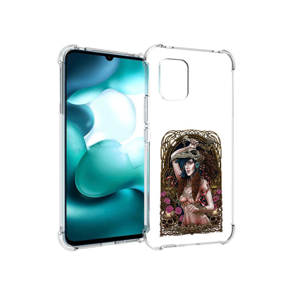 

Чехол MyPads Tocco для Xiaomi Mi 10 Lite красивая девушка рисунок (PT150213.294.407), Прозрачный, Tocco